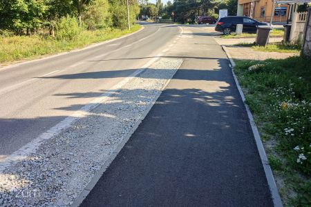 Chodnik na ul. Naramowickiej już gotowy