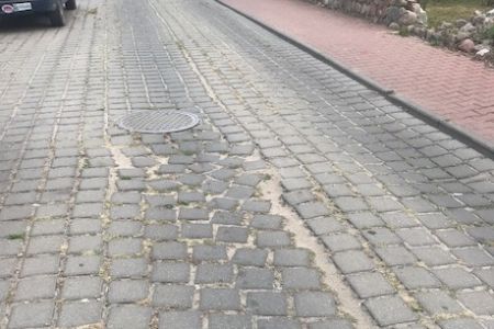 Remont nawierzchni jezdni na ulicy Żegockiego