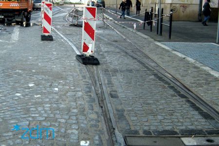 Plac Wielkopolski przejezdny od wieczora