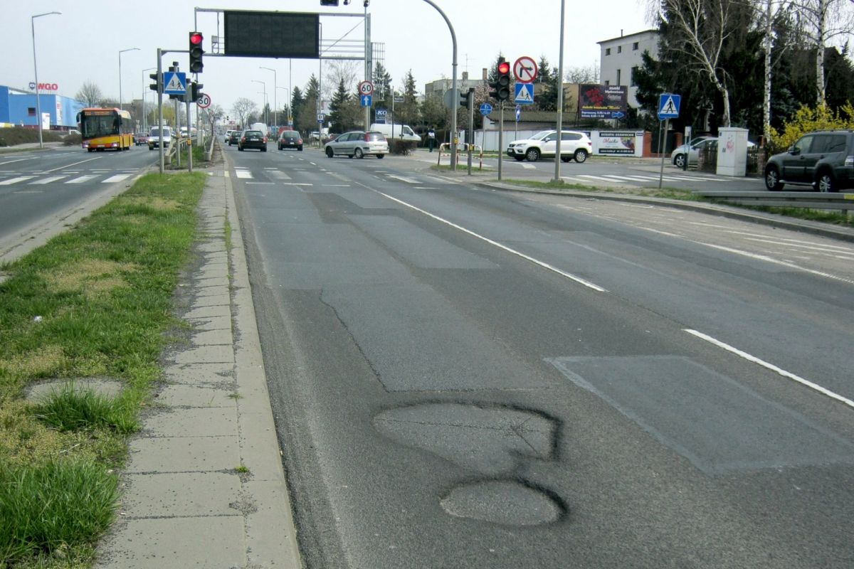 Remont nawierzchni na ulicy Głogowskiej 
