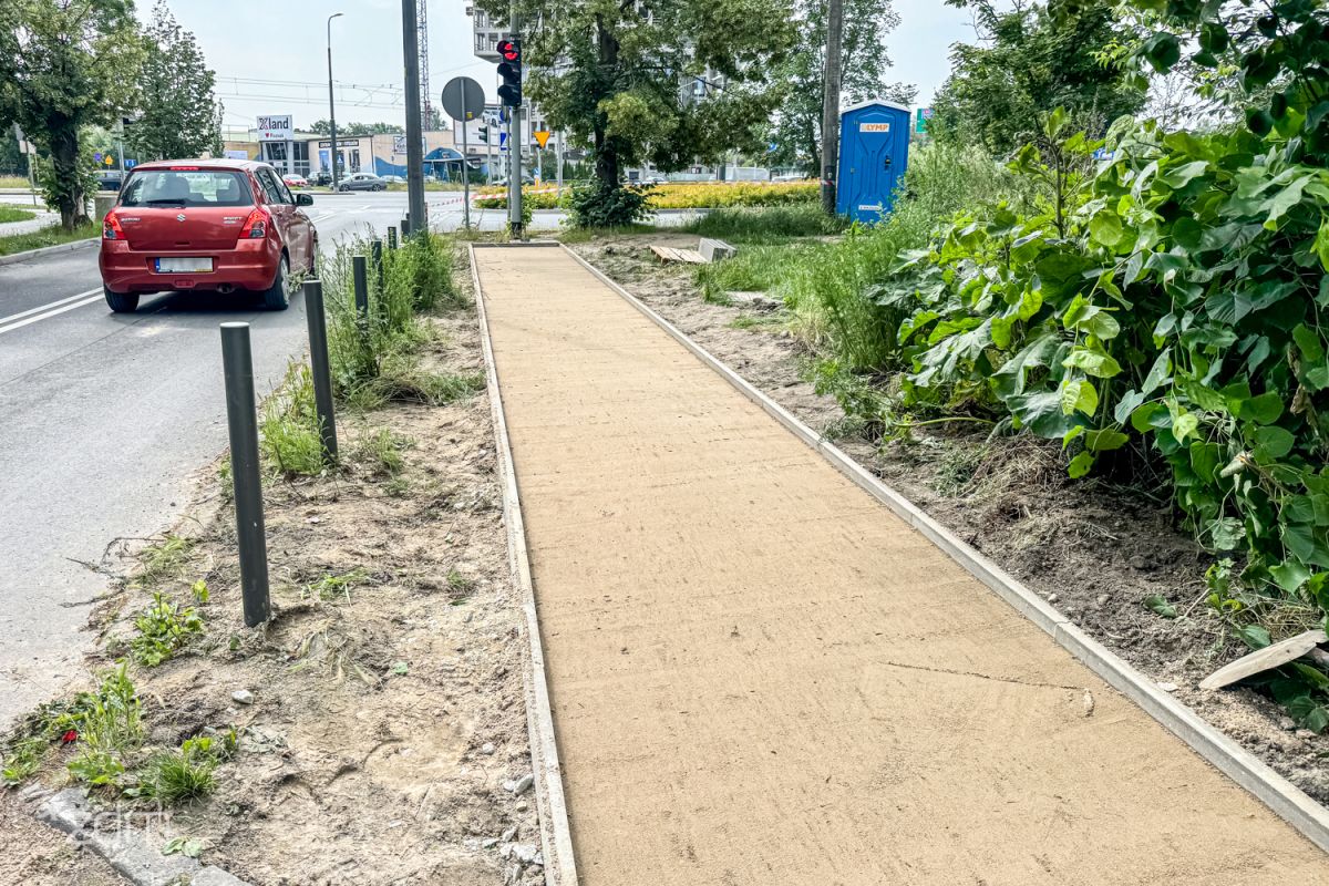 Remontujemy chodnik na ulicy Świętego Rocha