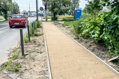 Remontujemy chodnik na ulicy Świętego Rocha