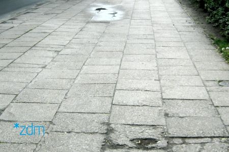 Remont chodnika n ul. Ściegiennego