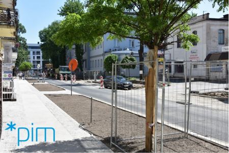 Przebudowa ul. Jackowskiego – zaawansowanie robót