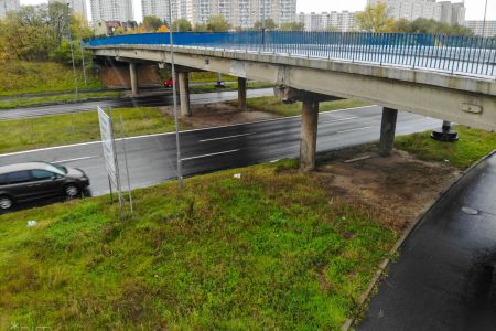 Zmiana organizacji ruchu pod przebudowywanym wiaduktem w ul. Kurlandzkiej