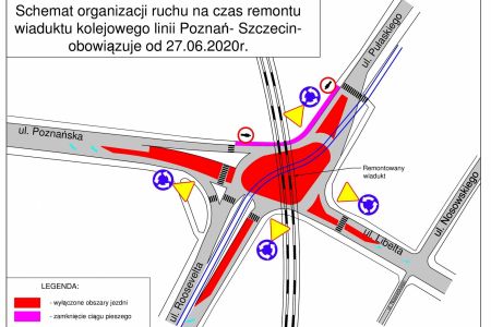 Ważne informacje dotyczące remontu wiaduktu kolejowego
