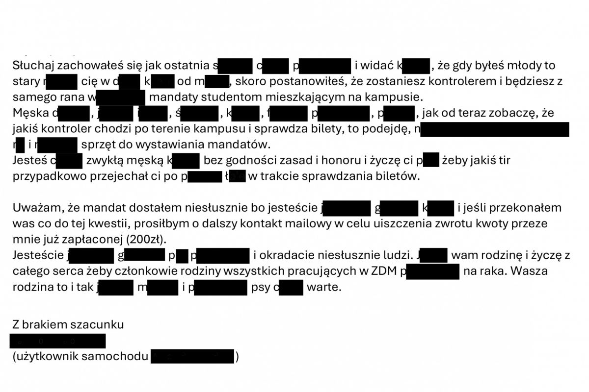 Nie ma naszej zgody na przemoc, groźby i hejt!