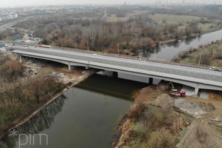 Weekendowe prace na dojeździe do południowej nitki mostu Lecha