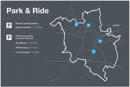 Ruszają prace projektowe dla trzech kolejnych parkingów Park&Ride