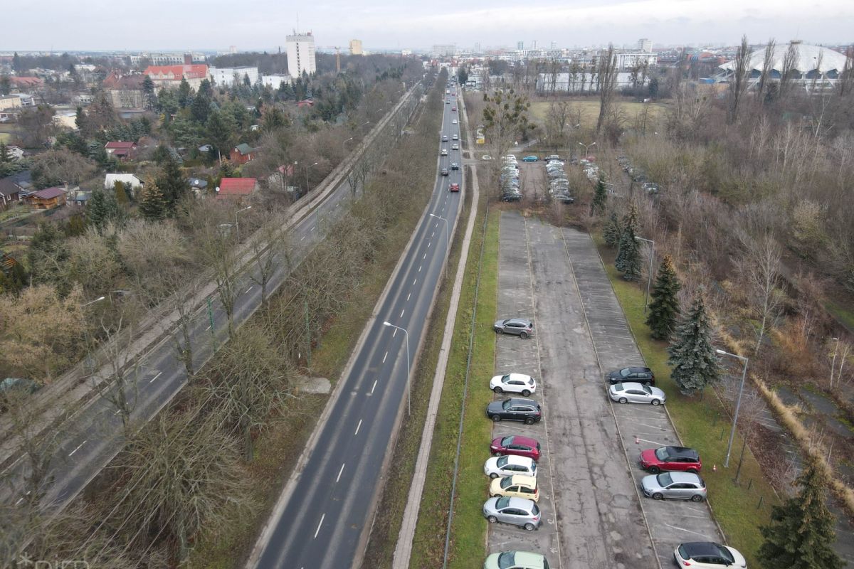 Wschodnia jezdnia ul. Reymonta. fot. PIM