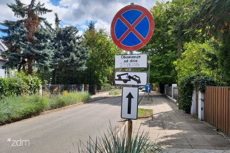 Chodnik na ulicy Podolskiej do remontu