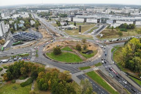 Przebudowa ronda Rataje – zmiana organizacji ruchu na ul. Krzywoustego