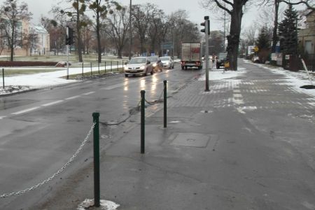 Ulice odśnieżone po nocnych opadach