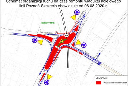 Od czwartku zmiany w organizacji ruchu na ul. Roosevelta i Pułaskiego