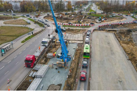 Przebudowa ronda Rataje - zmiana na ul. Jana Pawła II