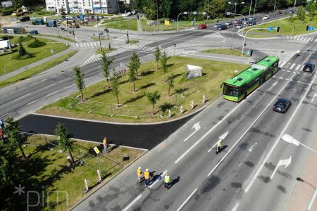 Rozpoczyna się przebudowa skrzyżowania ul. Naramowickiej i Serbskiej – zmiana organizacji ruchu