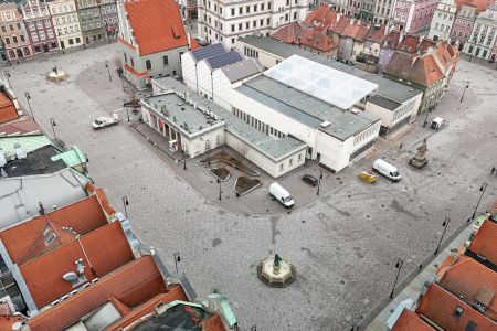 Stary Rynek w Poznaniu - widok z lotu ptaka