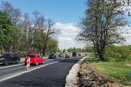 Prace przygotowawcze na skrzyżowaniu Lechicka/Naramowicka