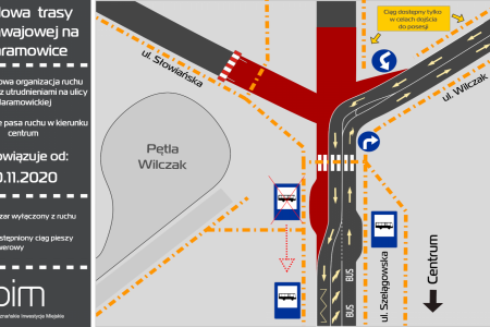 Tramwaj na Naramowice – zmiany na ul. Lechickiej i w rejonie pętli Wilczak