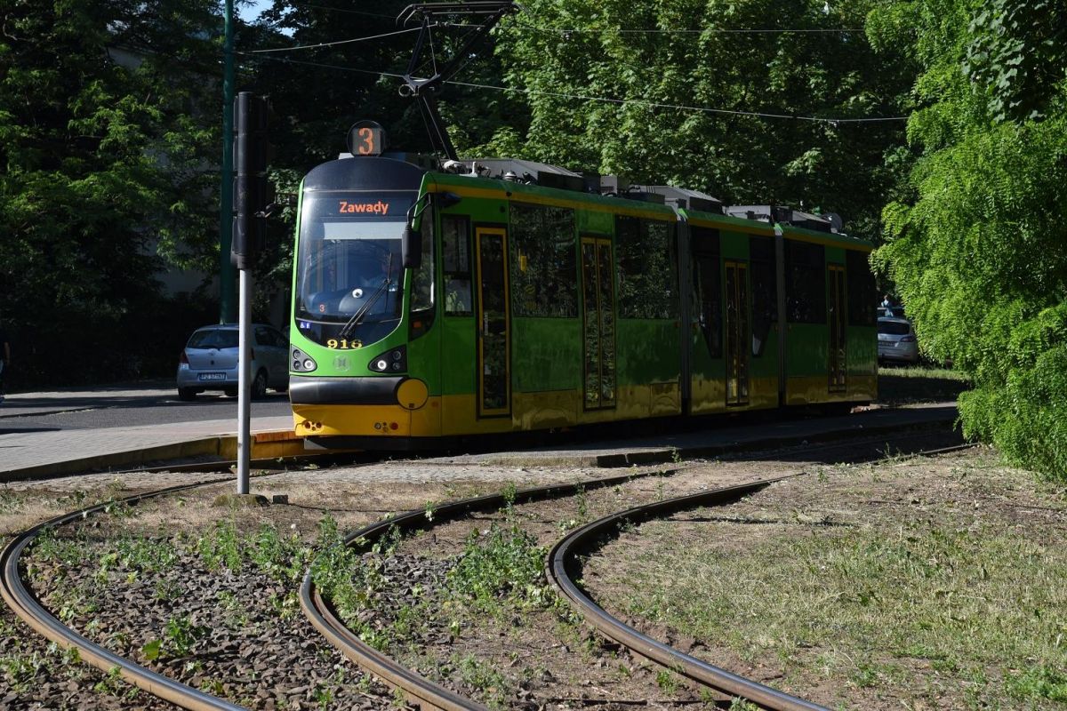 Początek prac przy budowie trasy tramwajowej na Naramowice