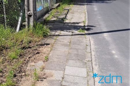Remont chodnika na ul. Wirskiej