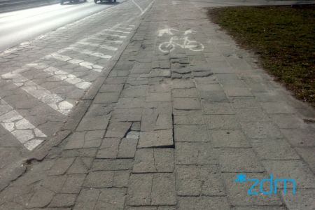 Zaczęliśmy remont chodnika na ul. Zamenhofa