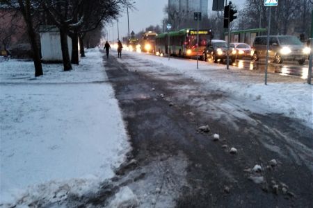 Odśnieżanie poznańskich ulic