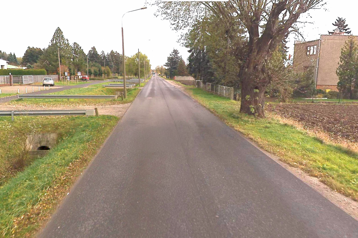 Zwężenie ulicy Spławie