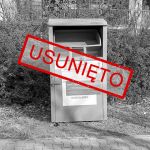 Pojemniki umieszczone bez zezwolenia zarządcy drogi