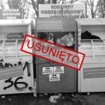 Pojemniki umieszczone bez zezwolenia zarządcy drogi