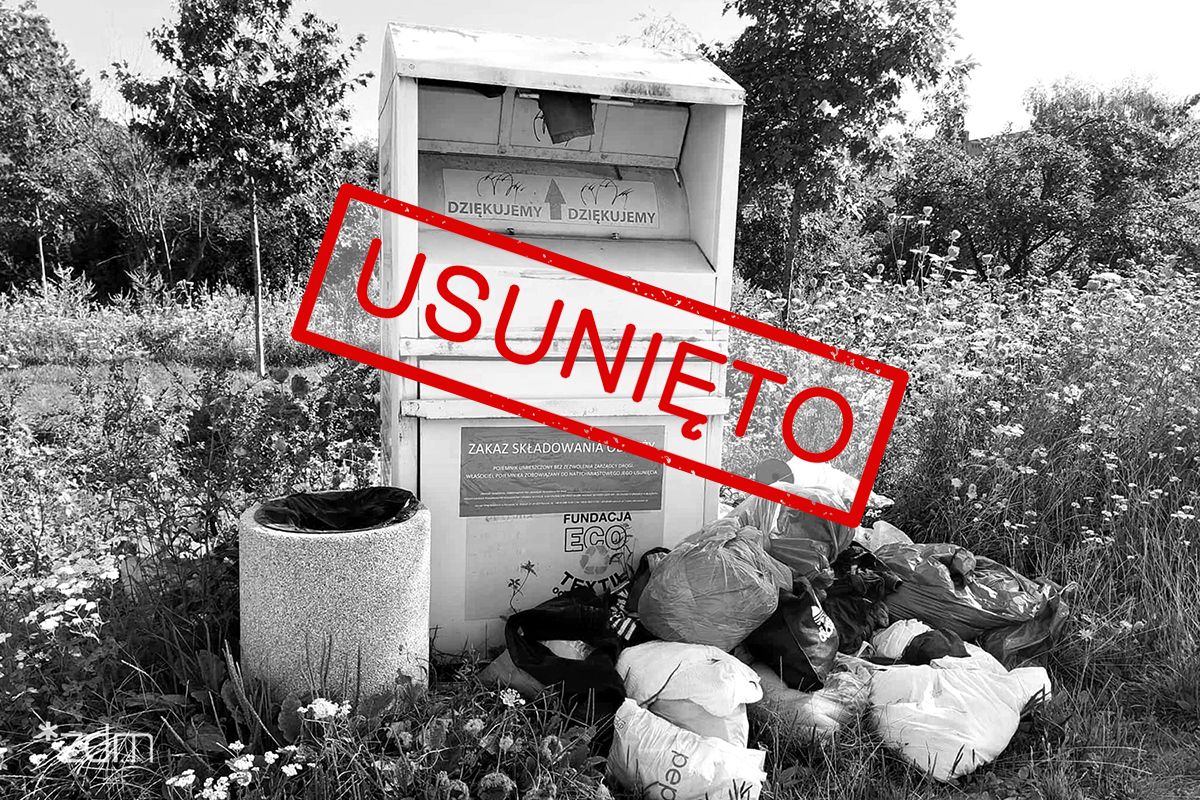 Pojemnik na odzież – ul. Lipczyńskiej  - USUNIĘTO