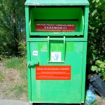 Pojemniki umieszczone bez zezwolenia zarządcy drogi