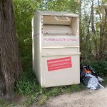 Pojemniki umieszczone bez zezwolenia zarządcy drogi