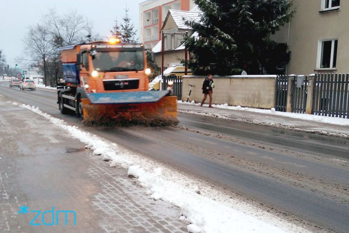 Zimowe utrzymanie ulic Poznania w sezonie zimowym 2021/2022